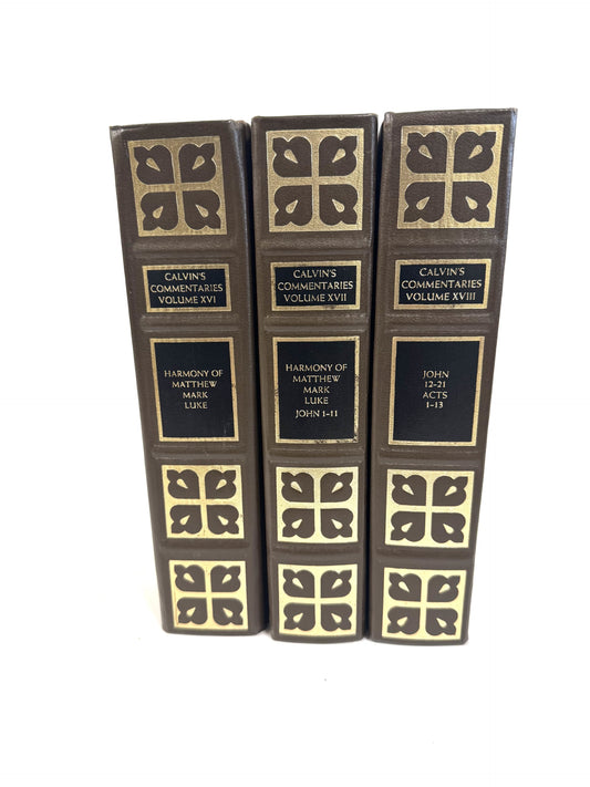 Calvin's Commentaries on the Gospels 3 vol. set