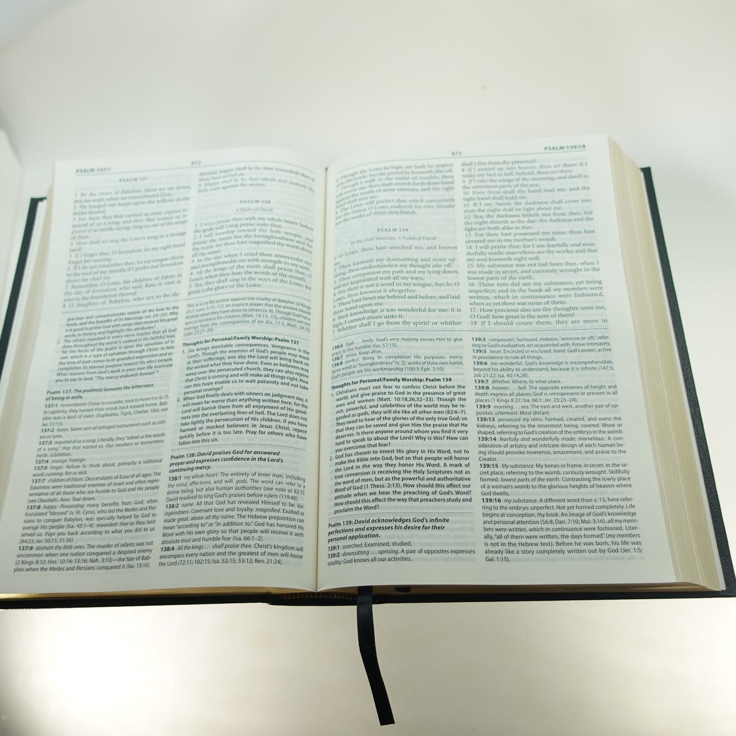 Reformation Heritage KJV Study Bible Black Premium Hardcover