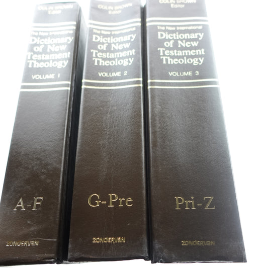 New International Dictionary of New Testament Theology (3 Volumes)