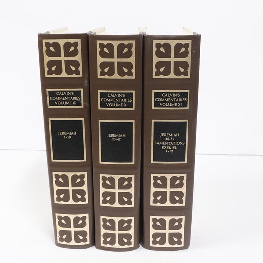 Calvin's Commentaries 3 vol. set on Jeremiah