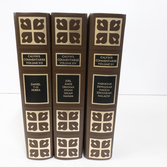 Calvin's Commentaries:  Minor Prophets 3 vol. set