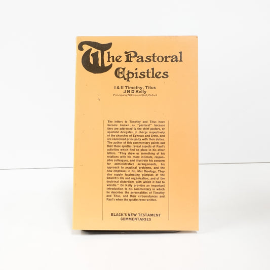 The Pastoral Epistles