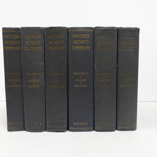 Matthew Henry's Commentary (6 Volumes)