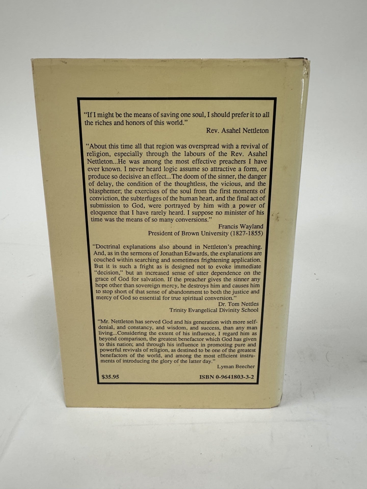 Asahel Nettleton:  Sermons from the Great Awakening