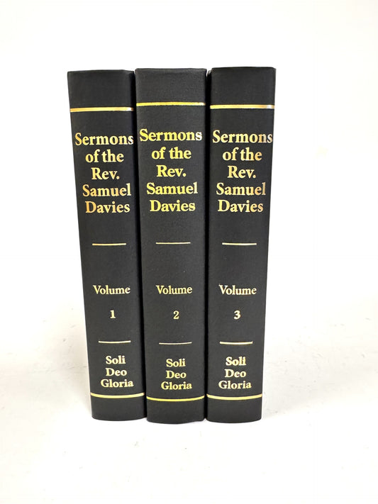 Works of Samuel Davies 3 vol. set