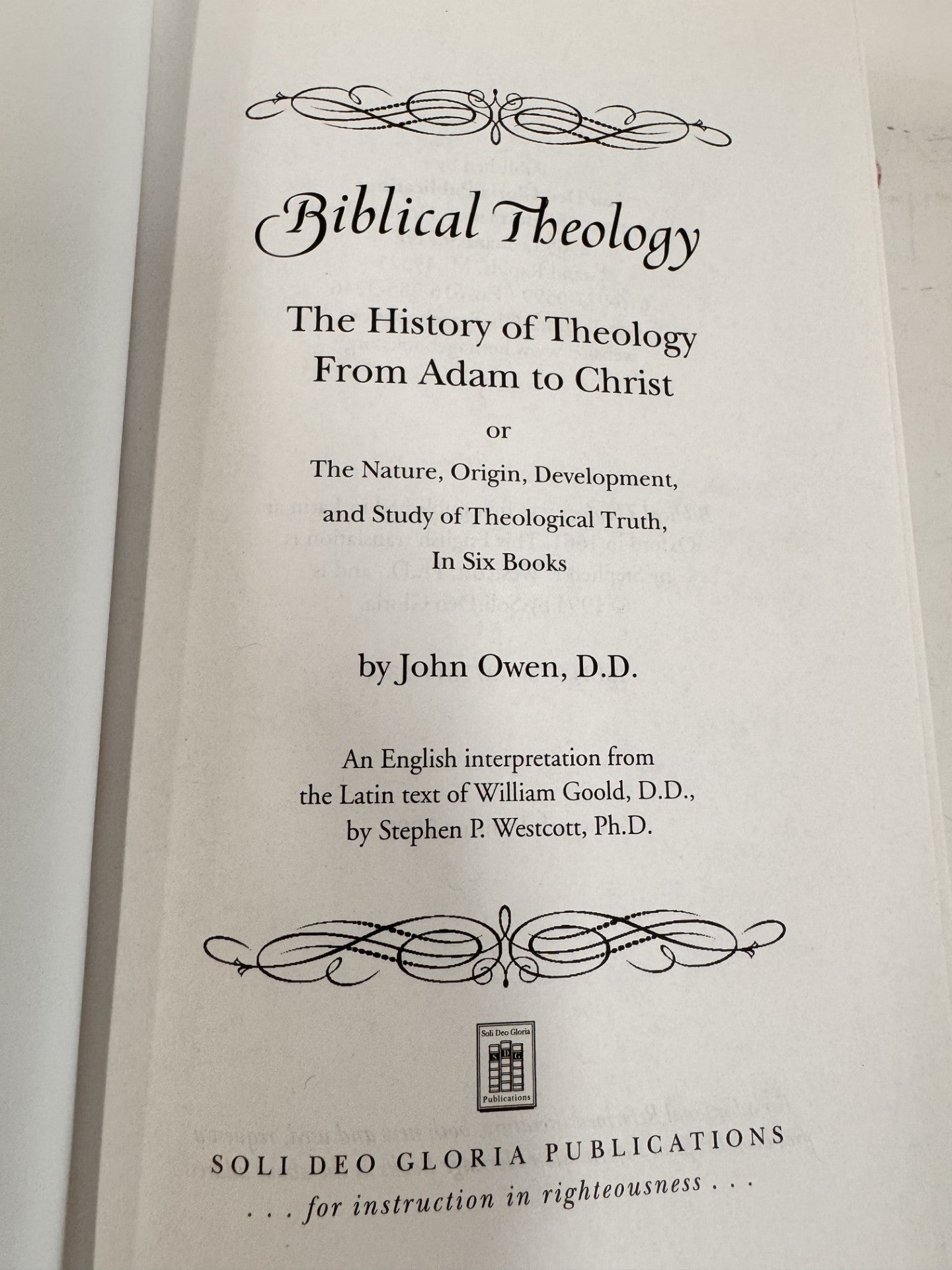 Biblical Theology