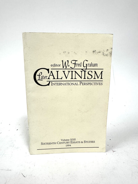 Later Calvinism