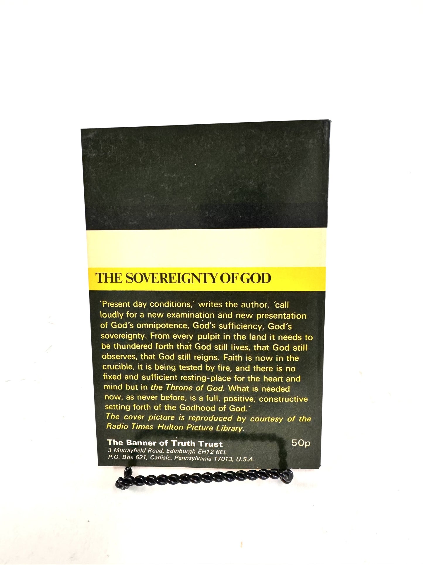 The Sovereignty of God