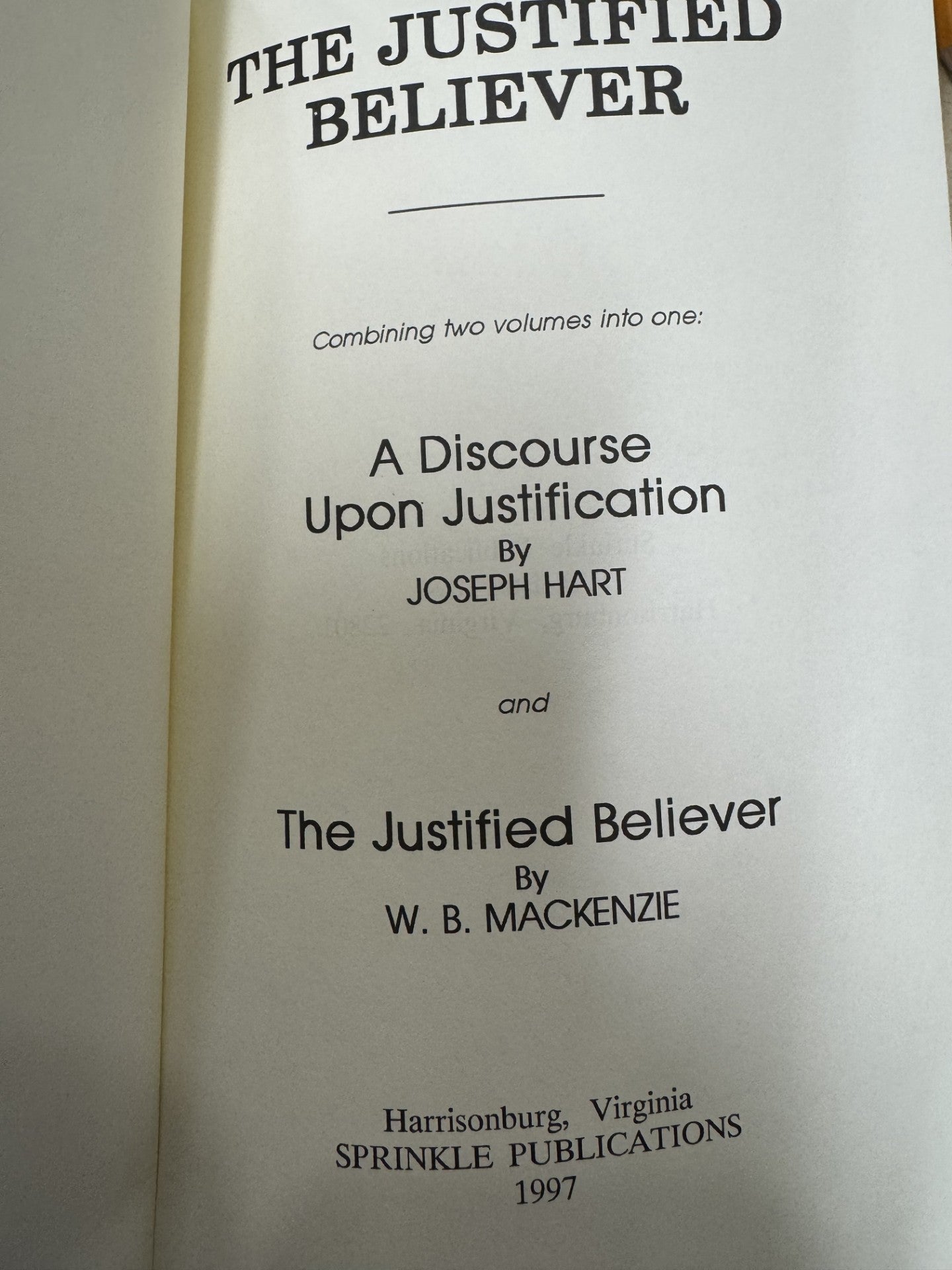 The Justified Believer