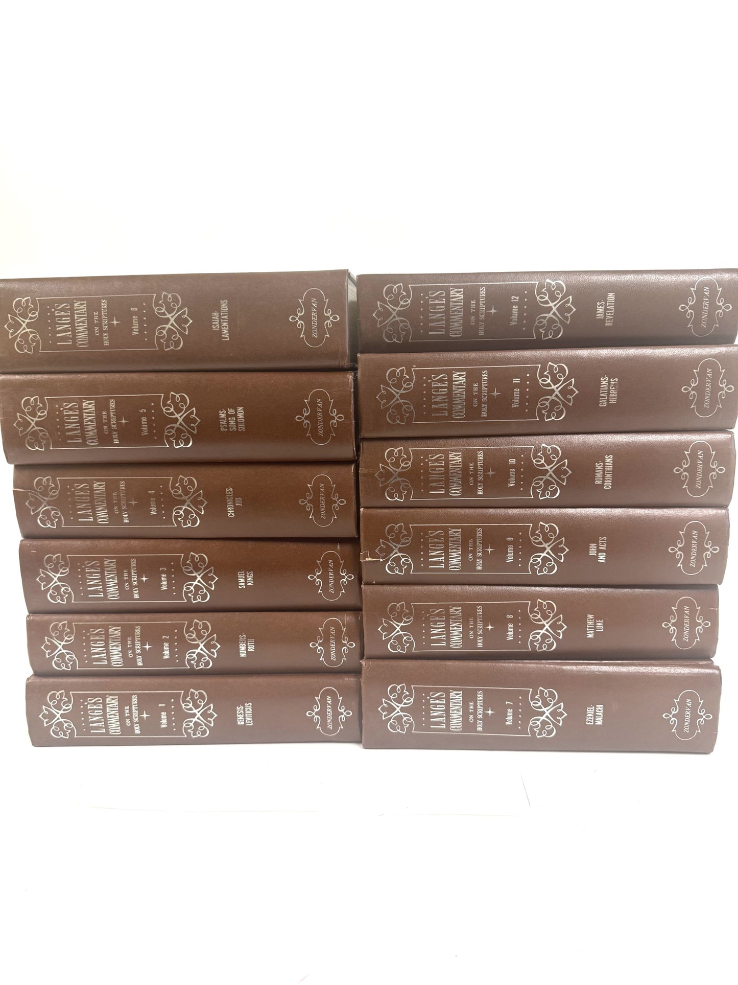 Lange's Commentary on the Holy Scriptures 12 vol. complete set