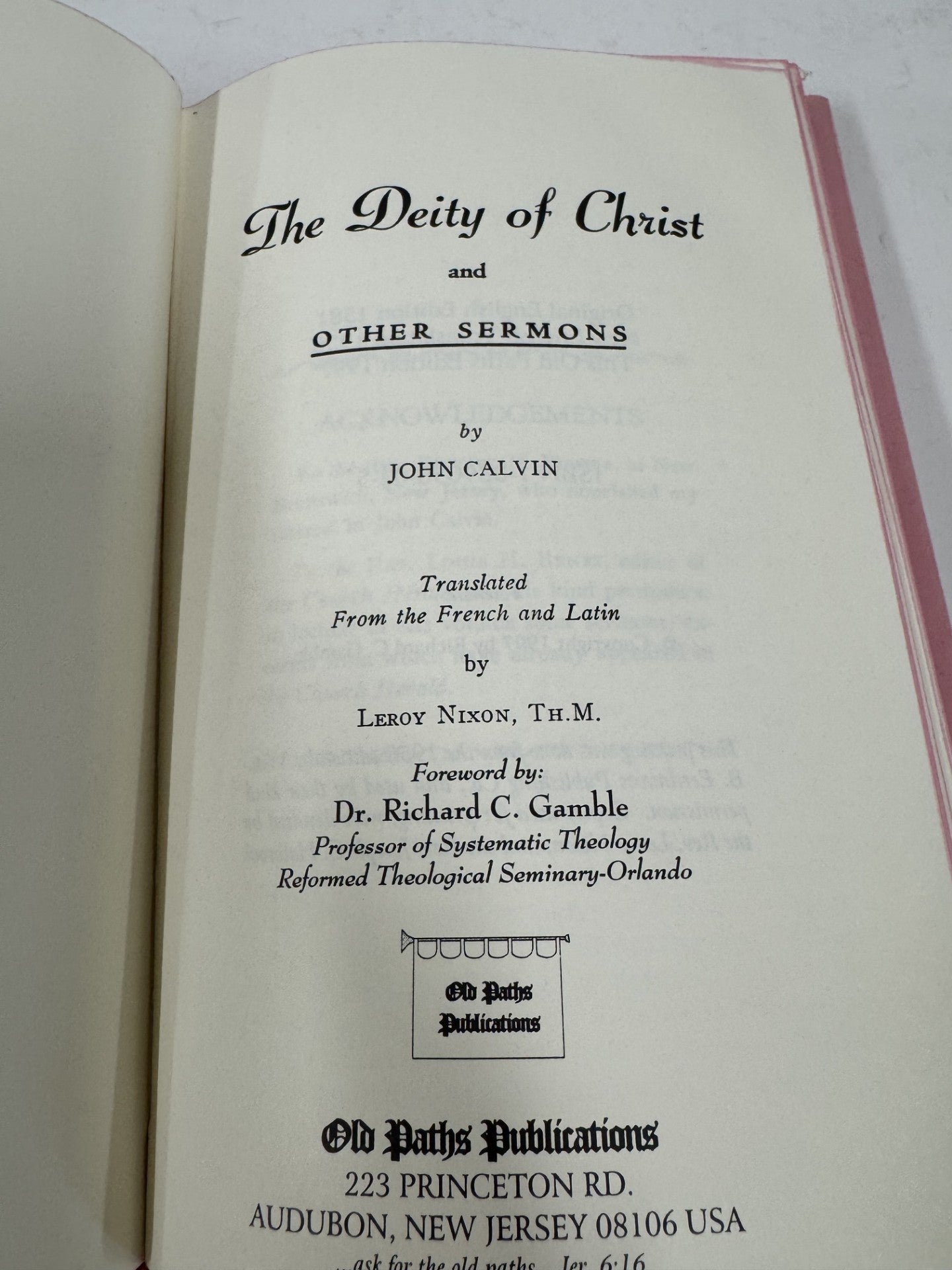 Sermons on the Deity of Christ