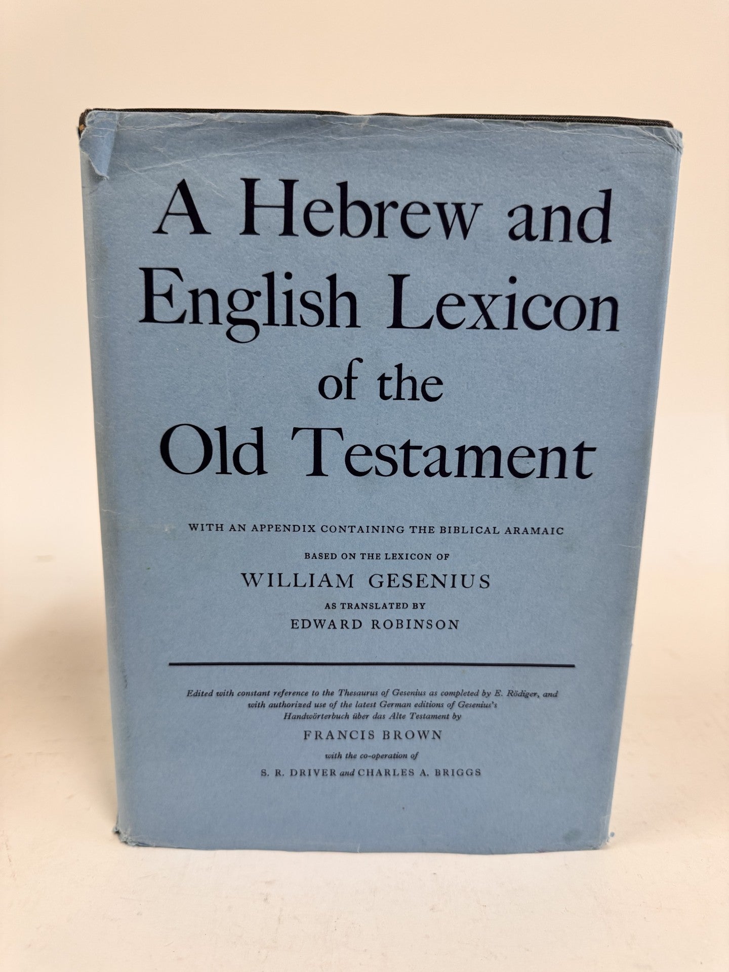 A Hebrew and English Lexicon of the Old Testament