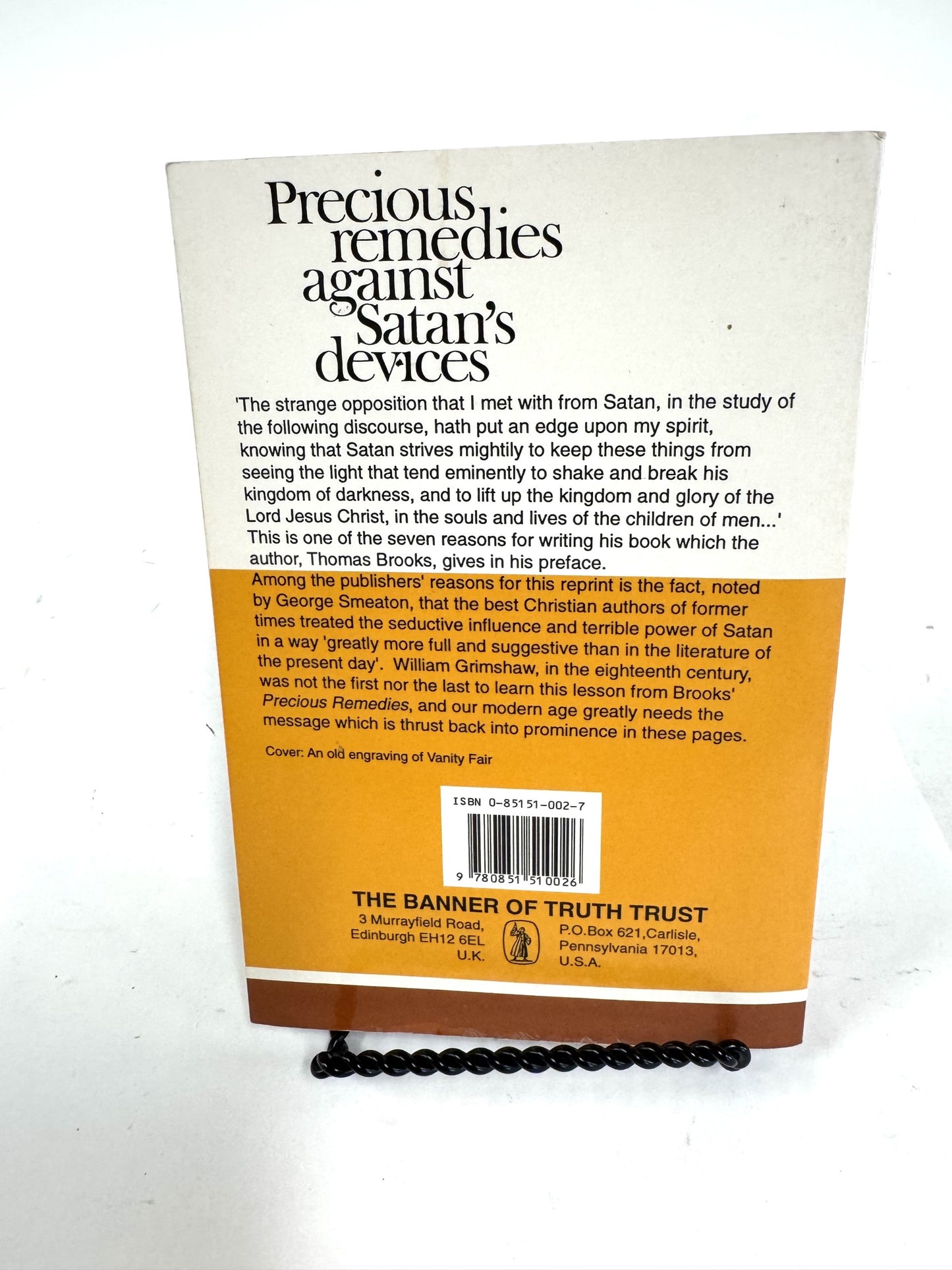 Precious Remedies Against Satan's Devices