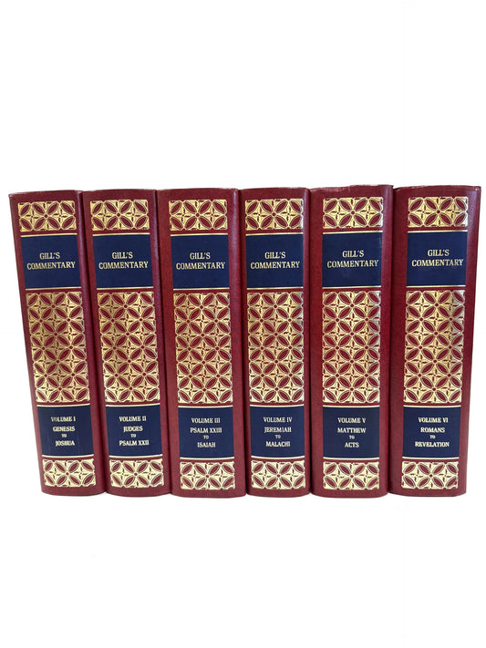 Gill's Commentary 6 vol. set