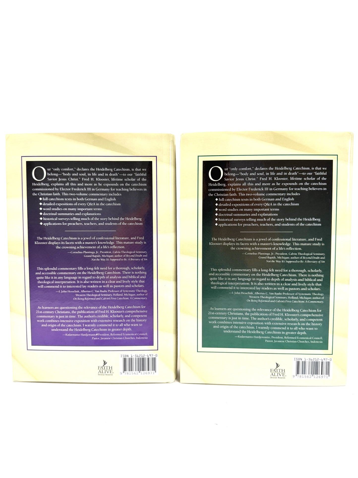 Our Only Comfort: A Comprehensive Commentary on the Heidelberg Catechism 2 vol. set
