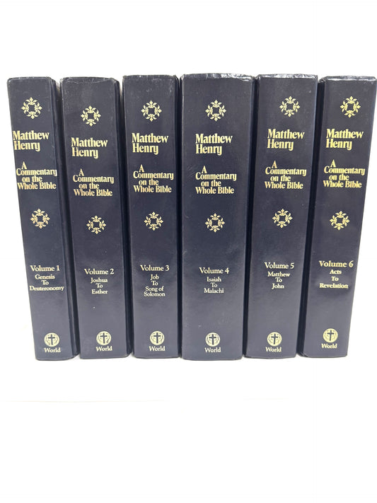 Matthew Henry Commentary 6 vol. set