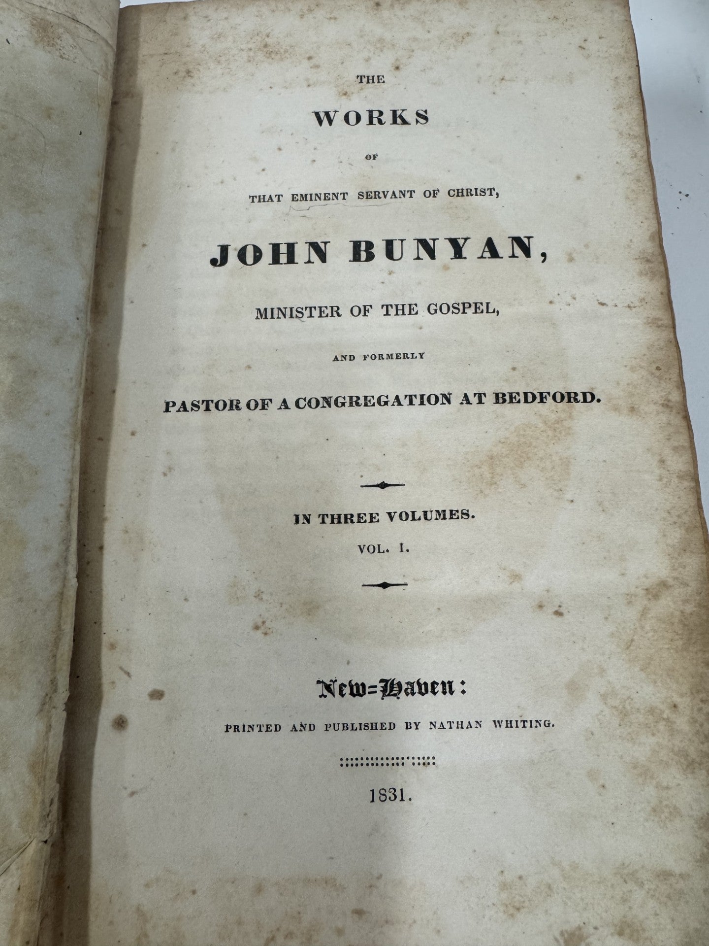 Works of John Bunyan 3 vol. set