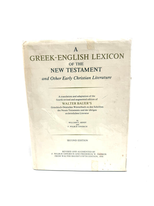 Greek English Lexicon of the New Testament