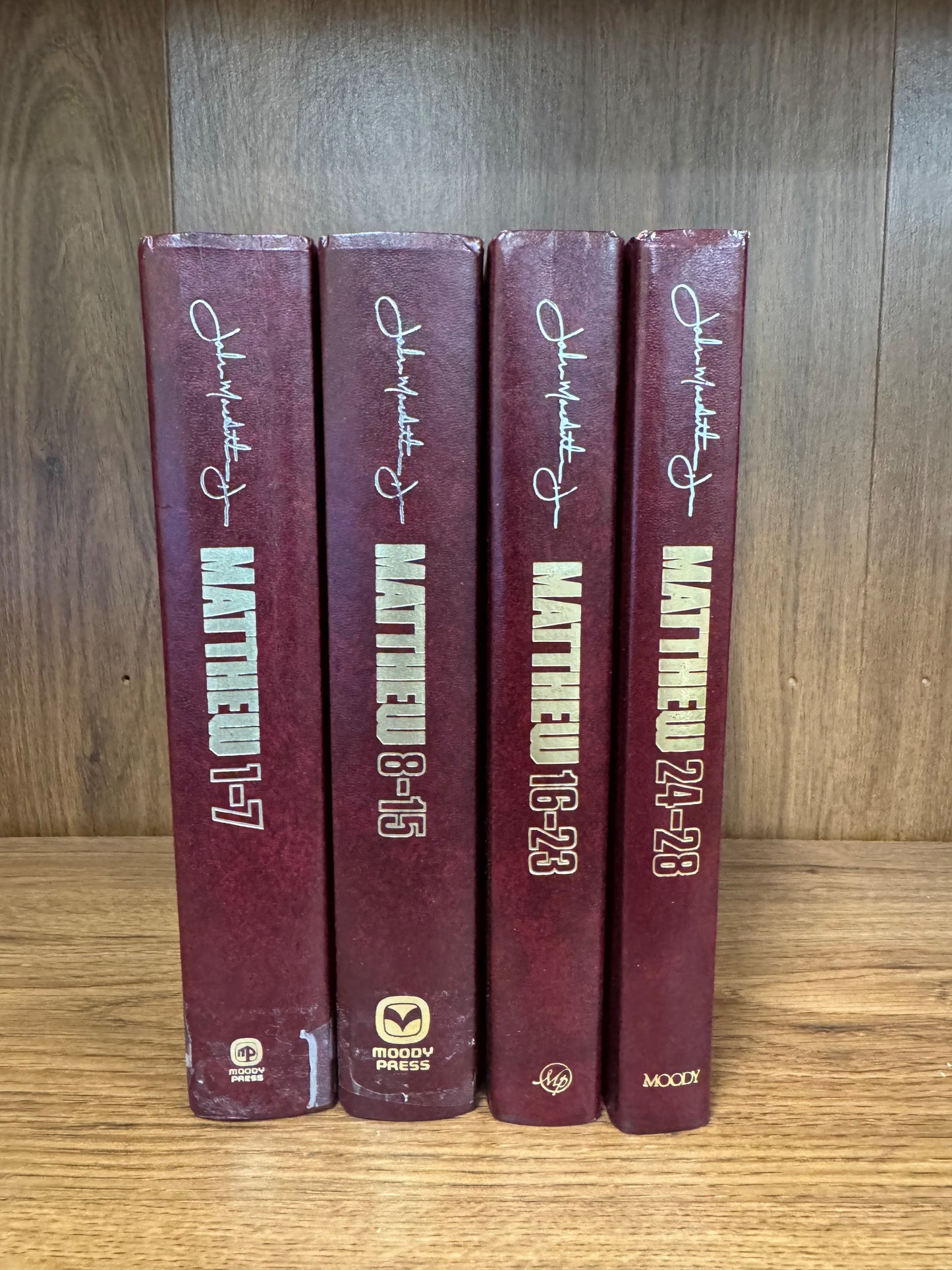 John MacArthur NT Commentary:  Matthew (4 vol.) Set