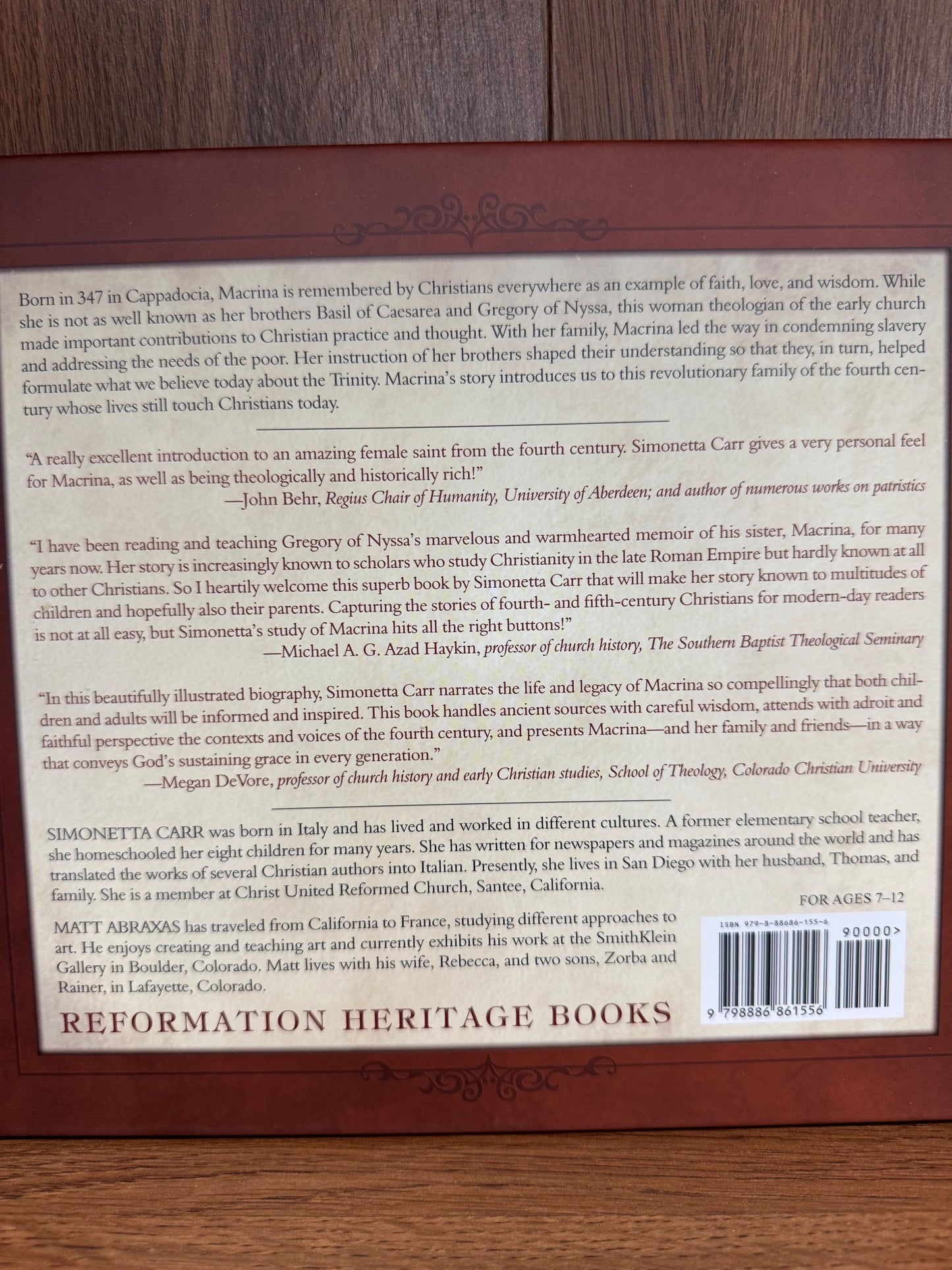 Macrina of Cappadocia:  Christian Biographies for Young Readers