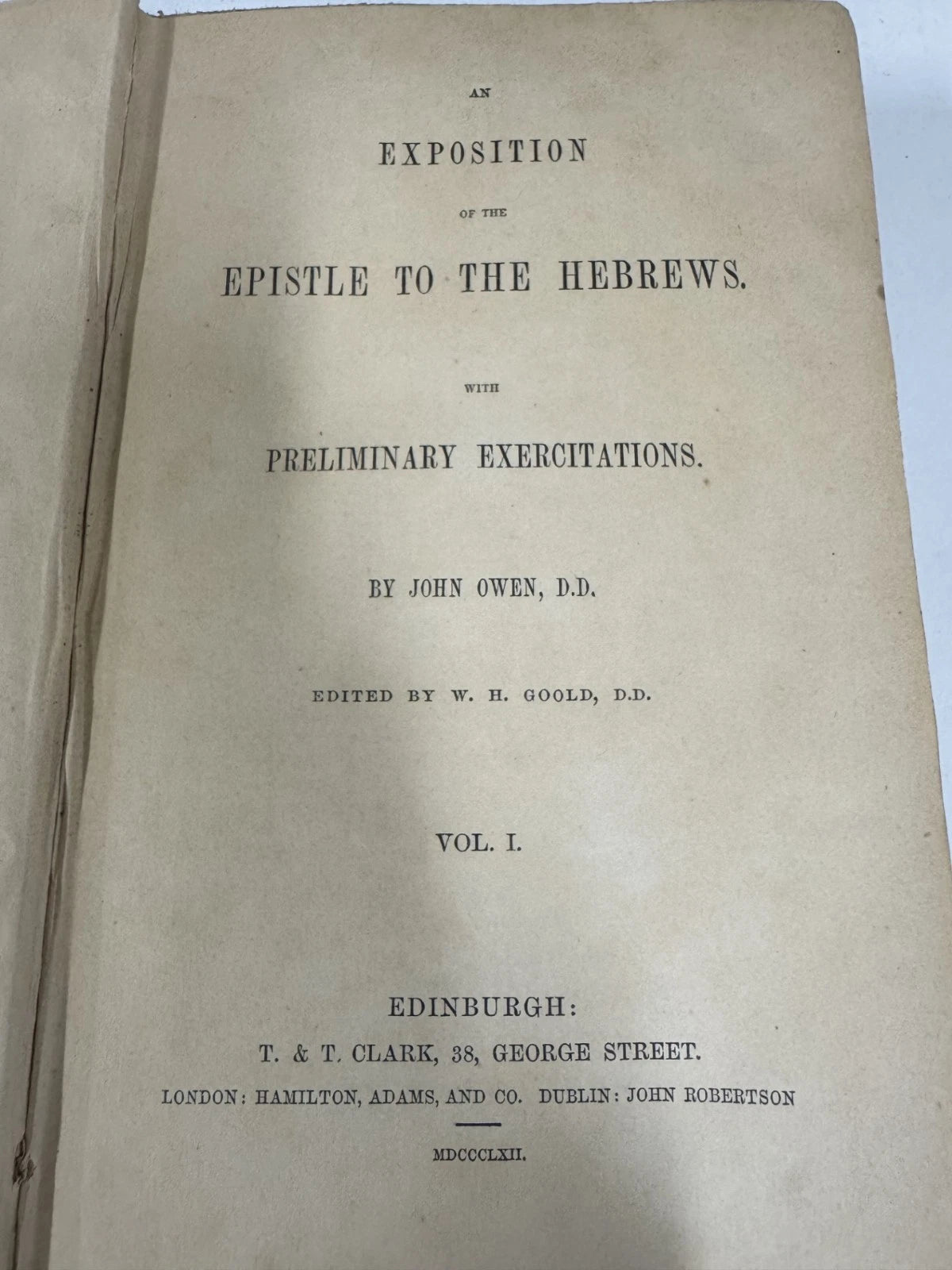 Exposition of the Epistle to the Hebrews 7 vol. set