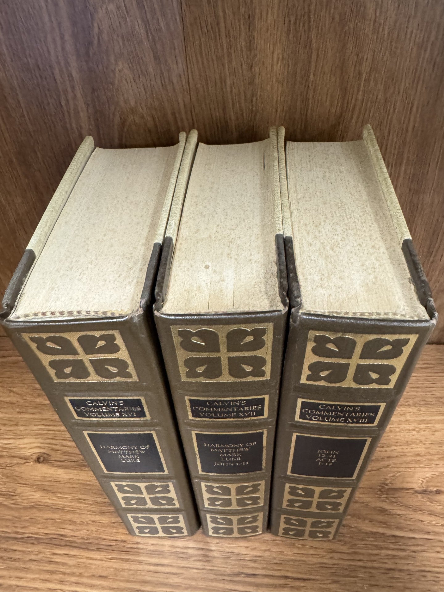 Calvin's Commentaries on the Gospels 3 vol. set